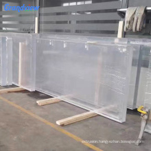 50mm transparent acrylic glass swim pool wall panel